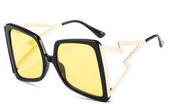 Women's Bow Shape 'Area 51' Square Sunglasses