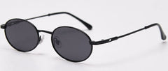 Men's Oval 'Fester' Metal Sunglasses