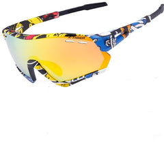 Men's Cycling Polarized 'Archie' Plastic Sports Sunglasses