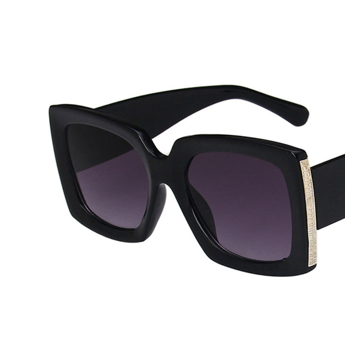 Women's Vintage Oversized 'The Lava' Square Sunglasses