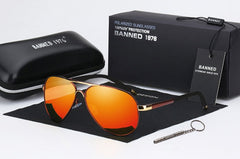 Men's Aviator 'Turbo' Cool Driving Sunglasses