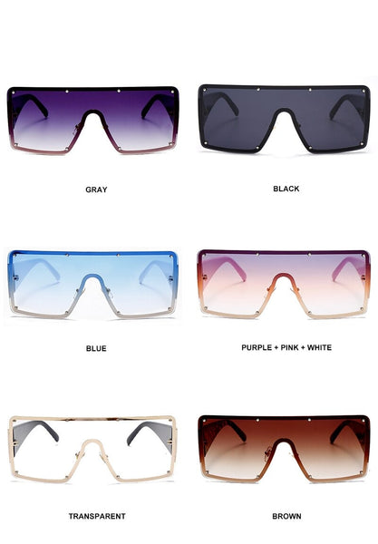 Women's Square 'Lovely' Plastic Sunglasses