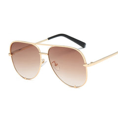 Women's Classic Vintage 'Clear View' Alloy Sunglasses