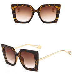 Women's Square 'Tiny Ban' Plastic Sunglasses