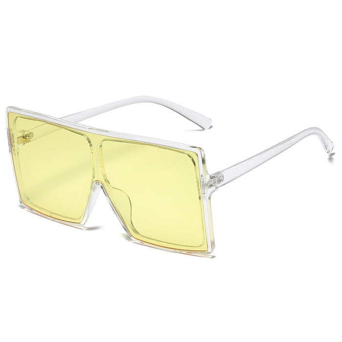Women's Oversized Square 'Beverly ' Metal Sunglasses