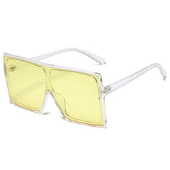 Women's Oversized 'Shield' Browline Sunglasses