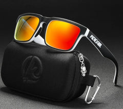 Men's Polarized Square 'Grinch Eye Wear' Plastic Sunglasses