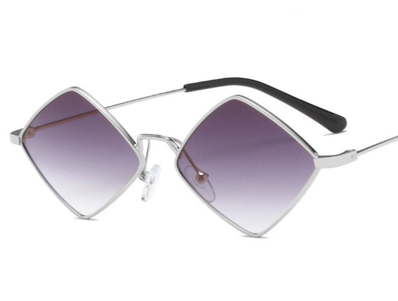 Women's Small Square 'Zion ' Metal Sunglasses