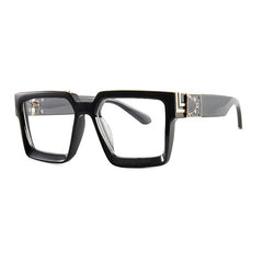 Men's Square 'Snazzy Shades' Plastic Sunglasses