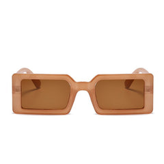 Women's Small Rectangular 'Laarni' Plastic Sunglasses