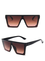 Women's Square 'Jenniffer Love' Plastic Sunglasses