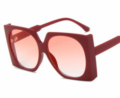 Women's Oversized Square 'Darla' Plastic Sunglasses