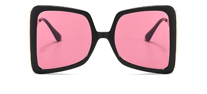 Women's Bow Shape 'Area 51' Square Sunglasses
