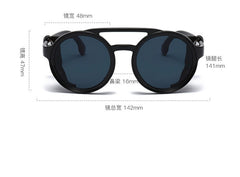 Men's Retro Round 'Cherry' Plastic Sunglasses