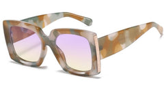 Women's Oversize 'Happy Top' Plastic Sunglasses