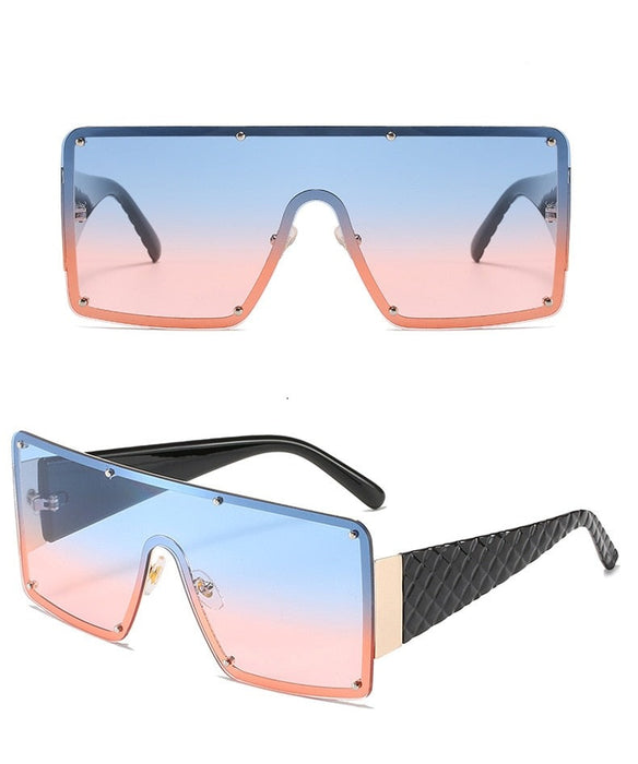 Women's Oversized 'Lagoon' Square Sunglasses