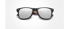 Men's Wayfarer 'Basty' Wooden Sunglasses