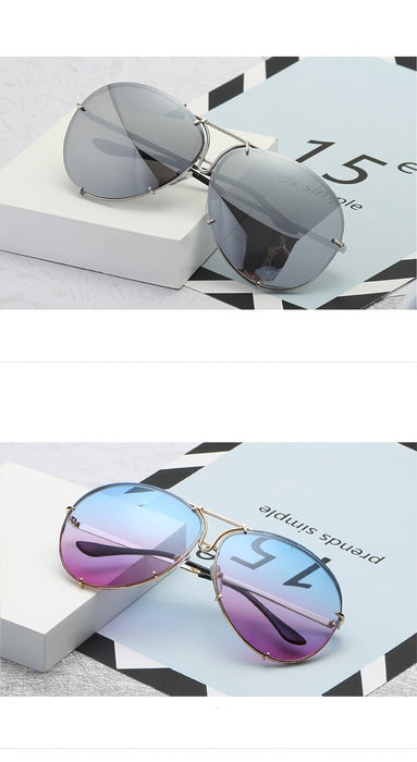 Women's Oversized 'Ski' Luxury Sunglasses