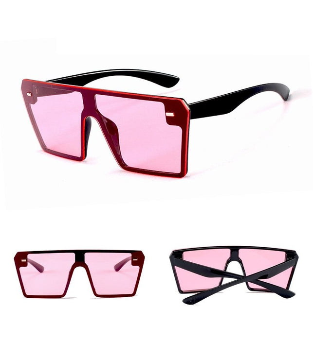 Women's Square 'Elvira' Plastic Sunglasses