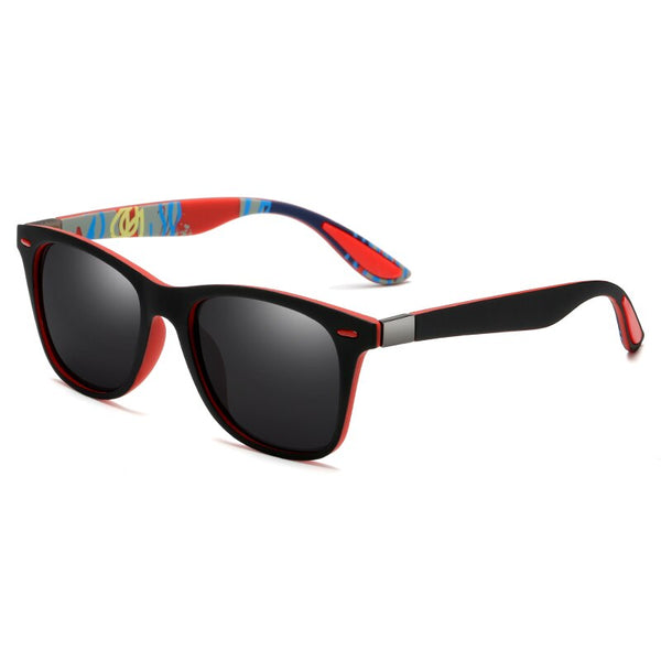 Unisex Square Polarized 'Crux' Sports Sunglasses