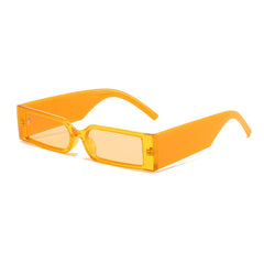 Unisex Rectangular 'Galaxy' Plastic Sunglasses