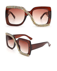 Women Luxury 'Shine It' Oversized Sunglasses