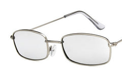 Men's Small Rectangle 'Small Zion' Metal Sunglasses