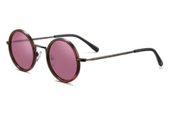 Men's Polarized Round 'Ramzam' Metal Sunglasses