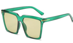 Women's Oversized Square 'Silky' Plastic Sunglasses