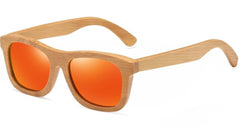 Men's Polarized Oval 'Swanky' Wooden Sunglasses