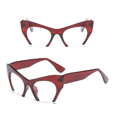 Women's Half Frame Cat Eye 'Appeals' Plastic Sunglasses