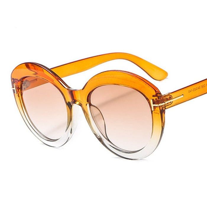 Women's Retro Round 'Galaxy' Plastic Sunglasses