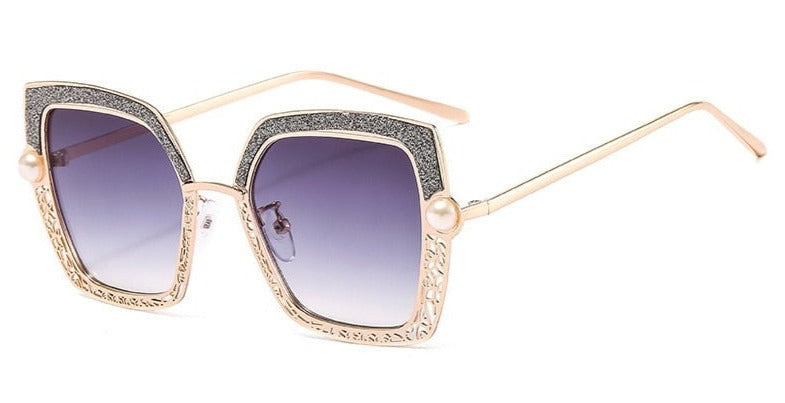 Women's Vintage Luxury Pearl 'Radikle' Sunglasses