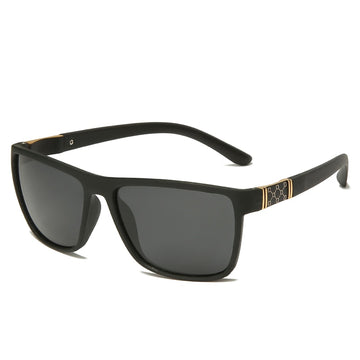 Men's Square Flexible 'Reflect' Plastic Sunglasses