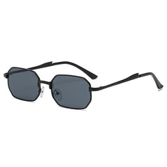 Women's Rectangular 'Just Hush' Metal Sunglasses