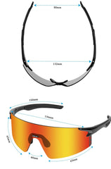 Unisex Cycling Sports 'Dilshad' Plastic Sunglasses