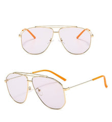 Women's Alloy 'Panorama' Polygon Sunglasses