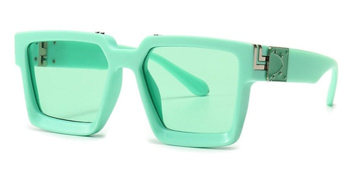 Women's Square 'Clarity Spot' Plastic Sunglasses