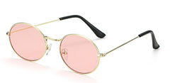 Women's Oval 'Brute' Metal Sunglasses