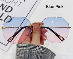 Women's Fashion 'Reyna' Hexagon Sunglasses