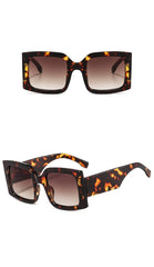 Women's Oversized 'Chameleon' Square Sunglasses