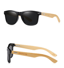 Men's Square 'Kathniel' Wooden Sunglasses