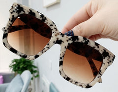 Women's Oversized Square 'Bum ' Retro Sunglasses