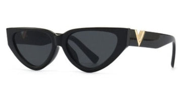 Women's Cat Eye 'V Shine ' Plastic Sunglasses