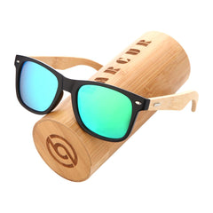 Men's Square 'Kathniel' Wooden Sunglasses