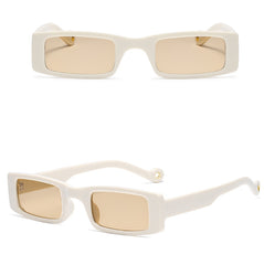 Unisex Rectangular 'Ervin' Plastic Sunglasses