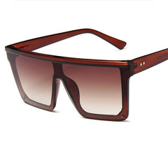 Men's  Oversized Square 'The Flashy' Plastic Sunglasses