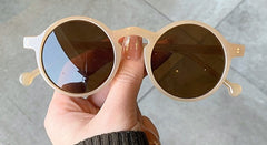 Women's Retro Round  'Jammi Eye Wear' Plastic Sunglasses