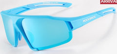 Unisex Cycling Polarized 'Berserk' Plastic Sports Sunglasses