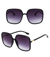 Women's Square 'Holly Spot' Plastic Sunglasses